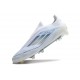 adidas F50 Elite Laceless FG White Blue