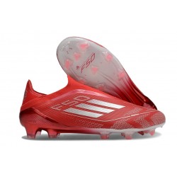 adidas F50 Elite Laceless FG Red Silver