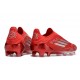 adidas F50 Elite Laceless FG Red Silver