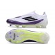 adidas F50 Elite Laceless FG X MESSI Ftwr White Core Black Unity Purple