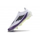 adidas F50 Elite Laceless FG X MESSI Ftwr White Core Black Unity Purple