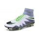 Nike Hypervenom 2 Phantom Men's Nike Football Cleats White Green Grey Black