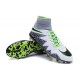 Nike Hypervenom 2 Phantom Men's Nike Football Cleats White Green Grey Black