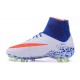 2016 Best Nike Hypervenom Phantom II Soccer Shoes Blue White Orange