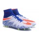 2016 Best Nike Hypervenom Phantom II Soccer Shoes Blue White Orange