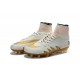 Nike Hypervenom 2 Phantom Men's Nike Football Cleats Neymar x Jordan White Gold