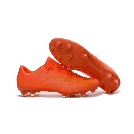 neon orange nike soccer cleats