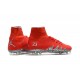 Nike Hypervenom 2 Phantom Men's Nike Football Cleats Red Silver