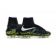 Men's Football Cleats - Nike Hypervenom Phantom II Soccer Shoes Black White Volt Blue