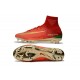 Nike Mercurial Superfly V FG 2017 New Football Boots Red Gold