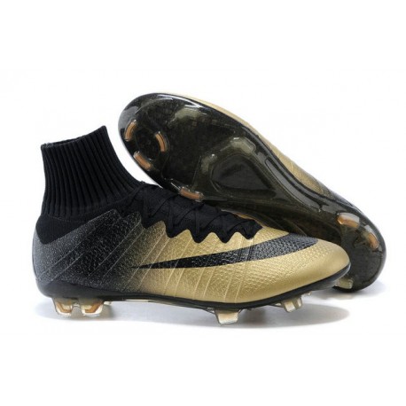cr7 black and gold cleats