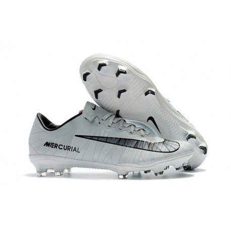 gray soccer cleats
