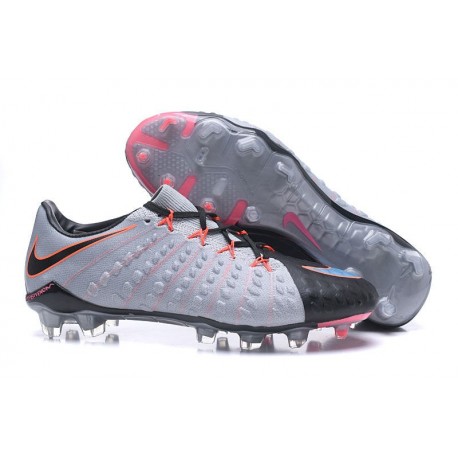 pink and grey soccer cleats