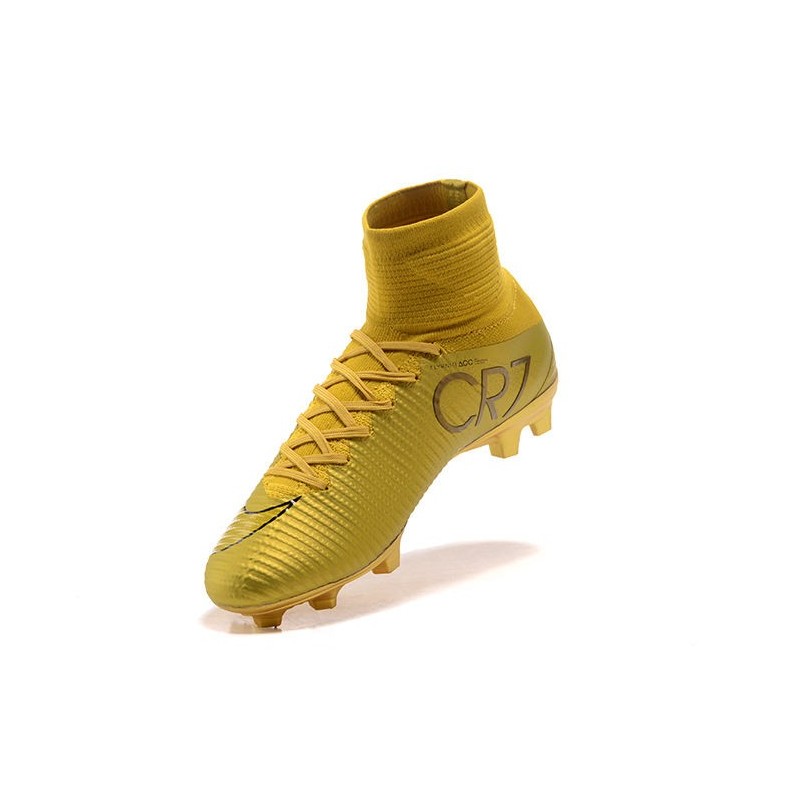football boots cr7 gold