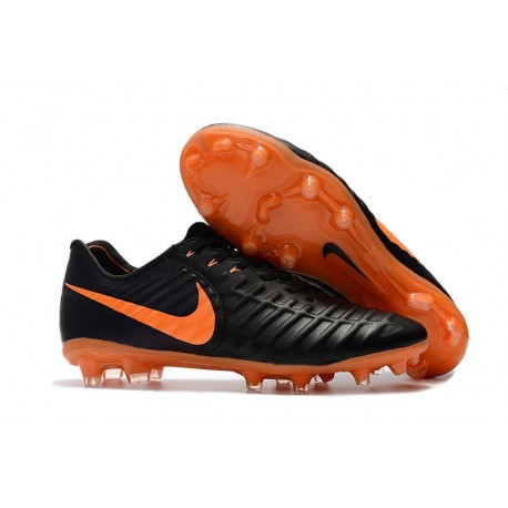 Schepsel Ass marmeren Nike Tiempo Legend VII FG FG Soccer Shoes - Low Price Black Laser Orange