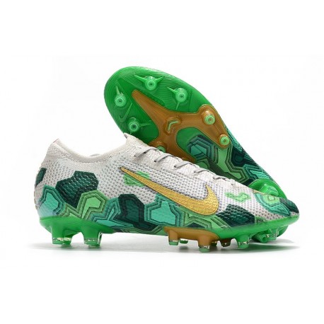 nike mercurial white and gold